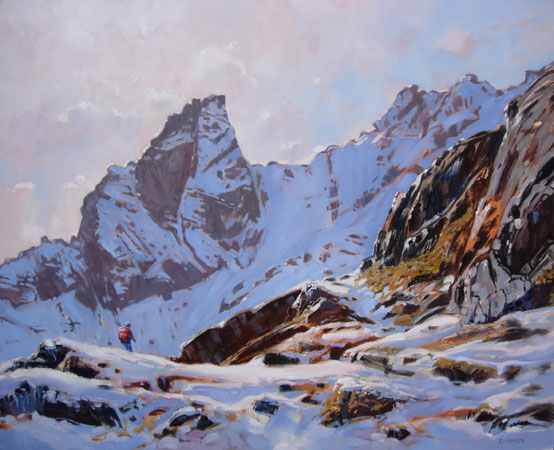 The Cobbler in wintertime